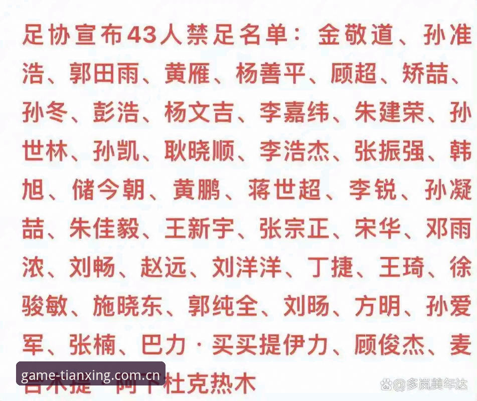 中国足协第三批禁足名单深度分析：17人终身禁足背后的行业震荡
